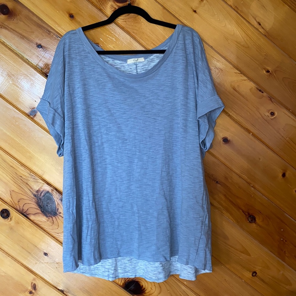 Easel Sky Blue Shirt